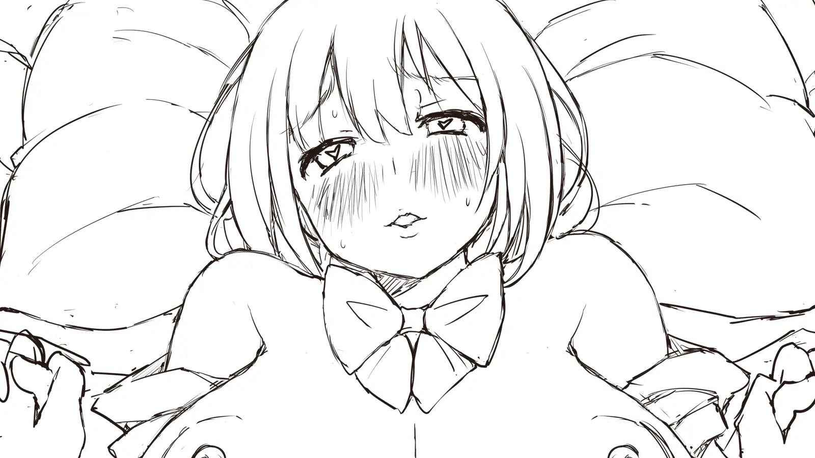 Watashi To Kareshi To Aitsu No Jijou_Rough Sketch
